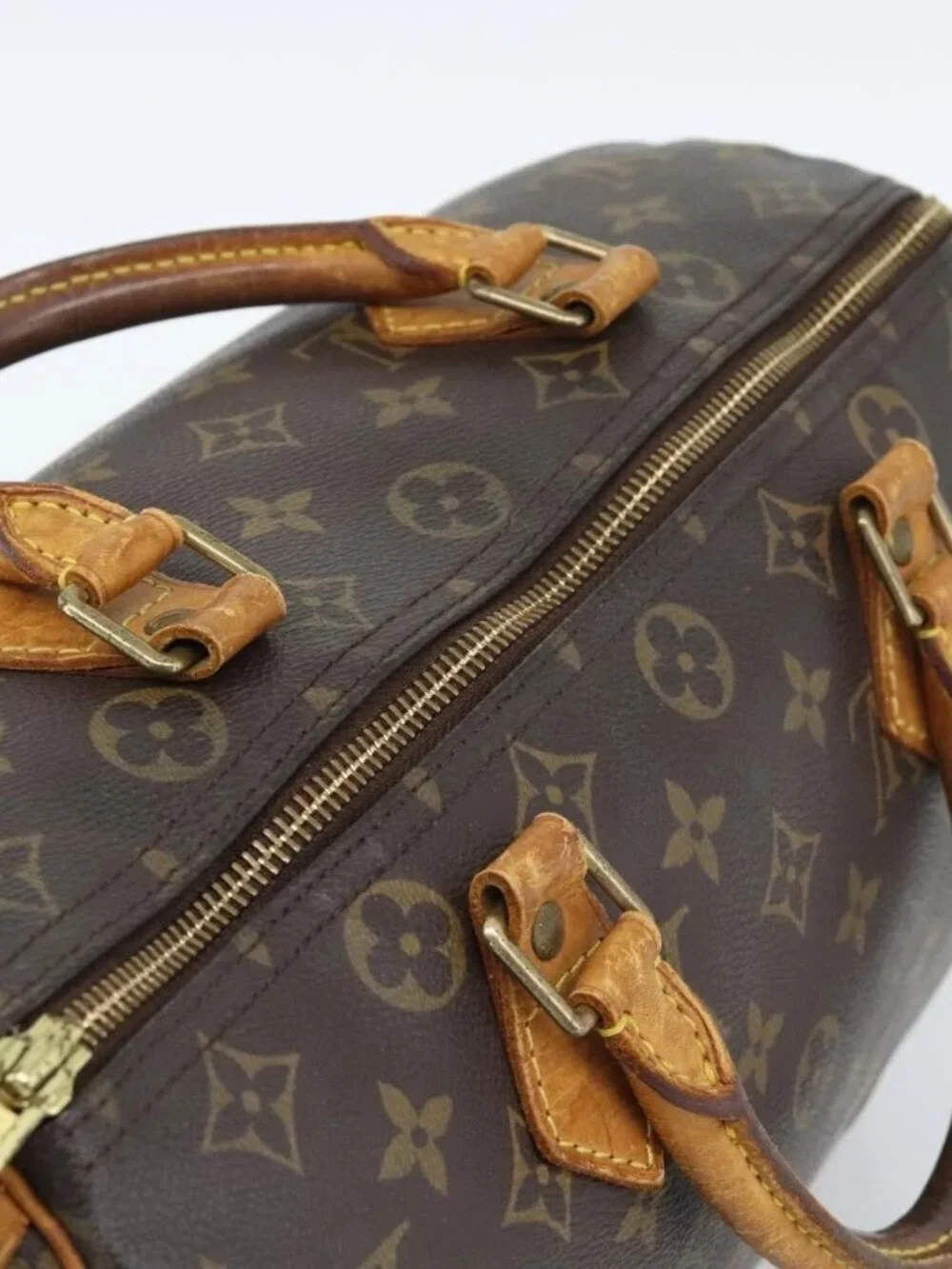 LOUIS VUITTON Monogram Speedy 30 Hand Bag M41526 LV Auth 189239
